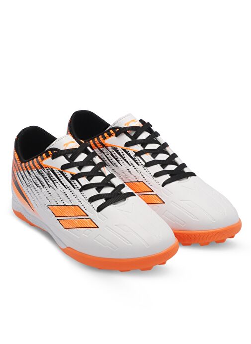 Slazenger CAMBLY Erkek Futbol Ayakkabı Beyaz / Turuncu - Görsel 3