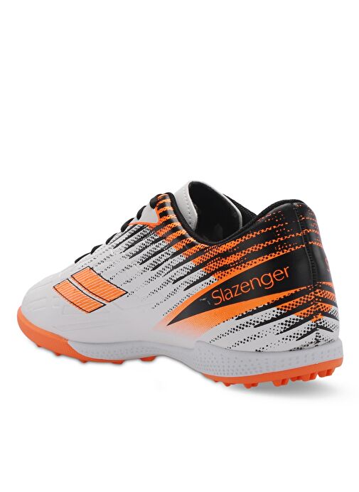 Slazenger CAMBLY Erkek Futbol Ayakkabı Beyaz / Turuncu - Görsel 4