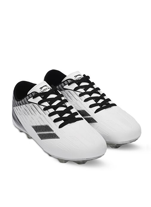 Slazenger CAMBLY Erkek Çocuk Futbol Ayakkabı Beyaz / Siyah - Görsel 3