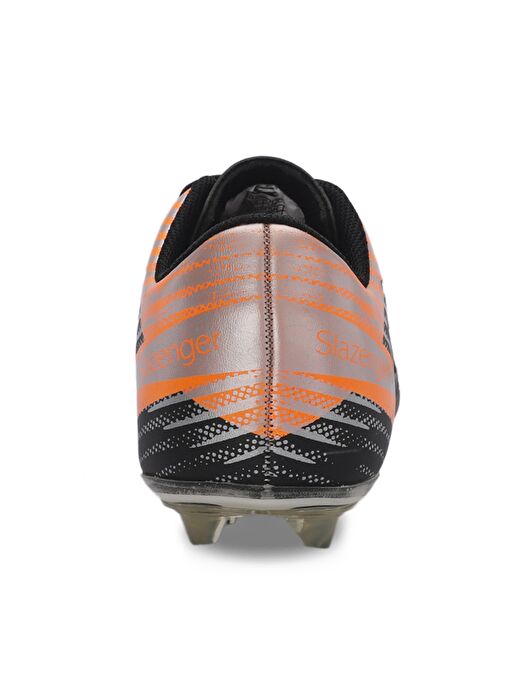 Slazenger CAMBLY Erkek Çocuk Futbol Ayakkabı Siyah / Turuncu - Görsel 7