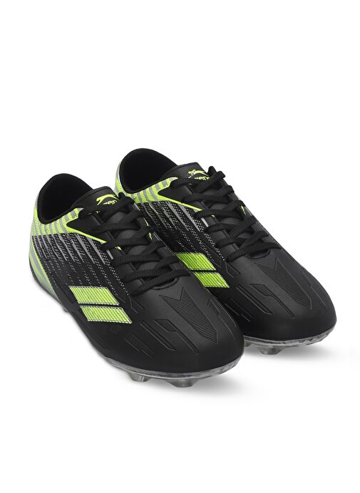 Slazenger CAMBLY Erkek Çocuk Futbol Ayakkabı Siyah / Yeşil - Görsel 3