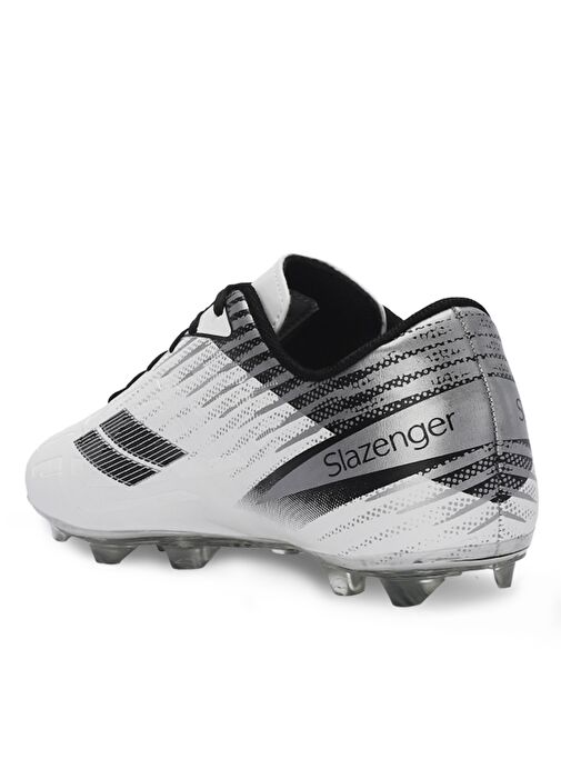 Slazenger CAMBLY Erkek Futbol Ayakkabı Beyaz / Siyah - Görsel 4