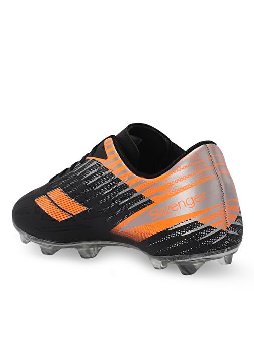 Slazenger CAMBLY Erkek Futbol Ayakkabı Siyah / Turuncu - Görsel 4