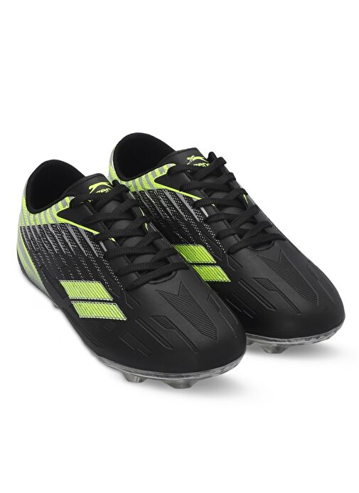 Slazenger CAMBLY Erkek Futbol Ayakkabı Siyah / Yeşil - Görsel 3