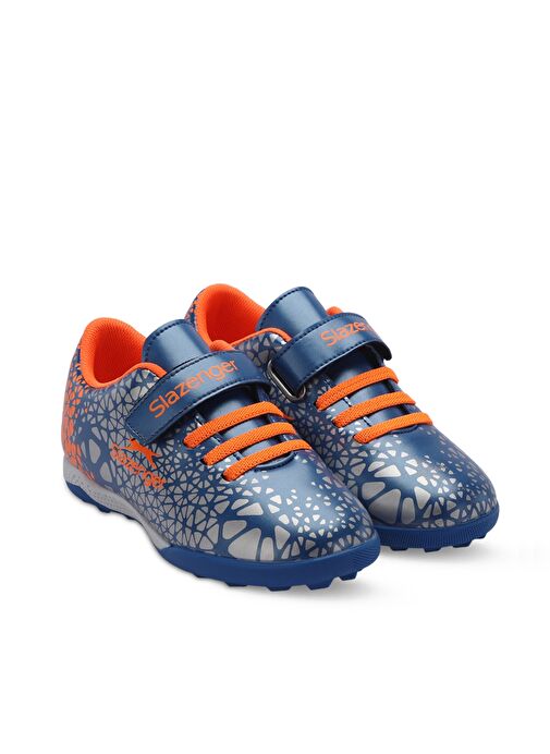 Slazenger CRYSTAL Unisex Çocuk Futbol Ayakkabı Saks Mavi - Görsel 3