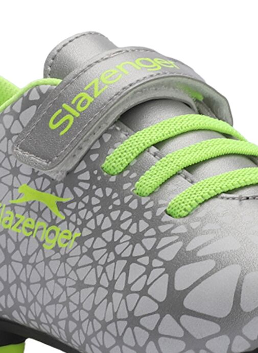Slazenger CRYSTAL Unisex Çocuk Futbol Ayakkabı Gri - Görsel 5