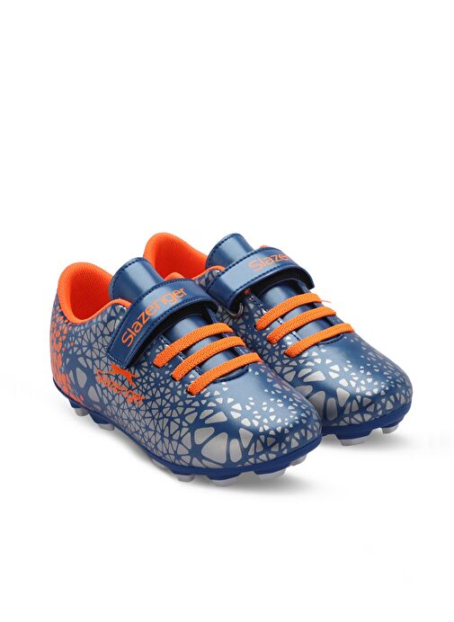 Slazenger CRYSTAL Unisex Çocuk Futbol Ayakkabı Saks Mavi - Görsel 3