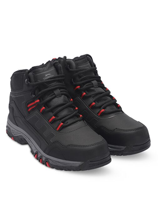 Slazenger GEMBA I Erkek Bot Siyah / Kırmızı - Görsel 3