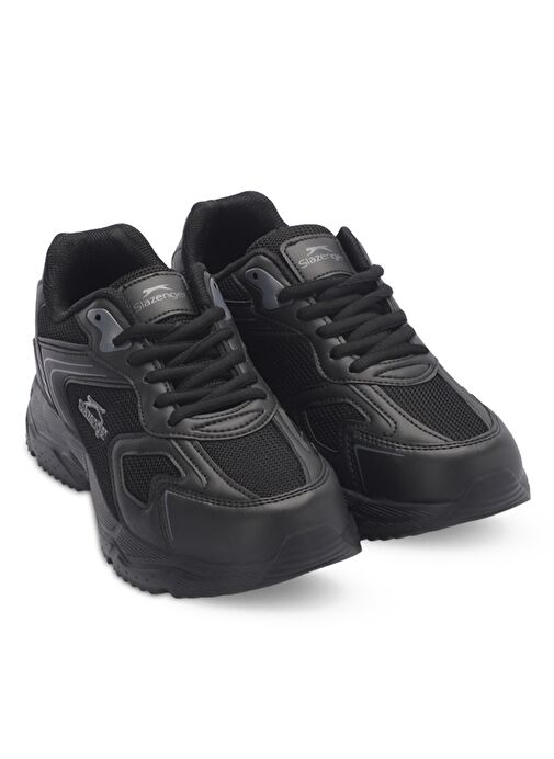 Slazenger ORNELLA Erkek Sneaker Ayakkabı Siyah / Koyu Gri - Görsel 3