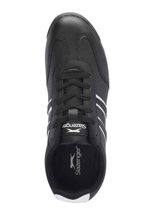 Slazenger POLITICS I Erkek Sneaker Ayakkabı Siyah / Beyaz - Görsel 6