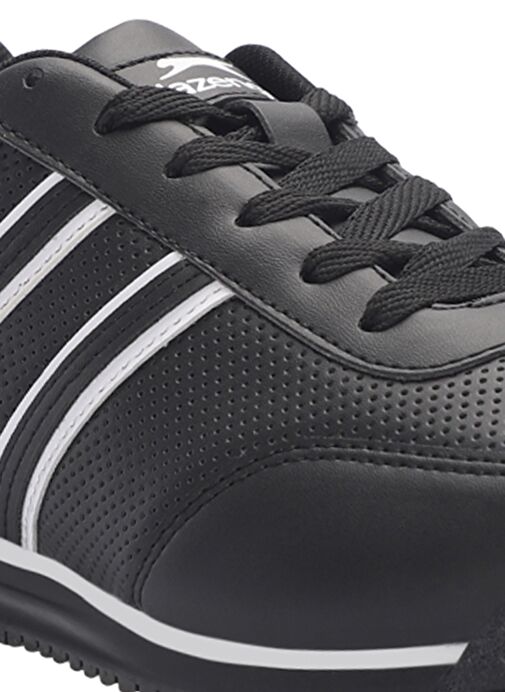 Slazenger POLITICS I Erkek Sneaker Ayakkabı Siyah / Beyaz - Görsel 5