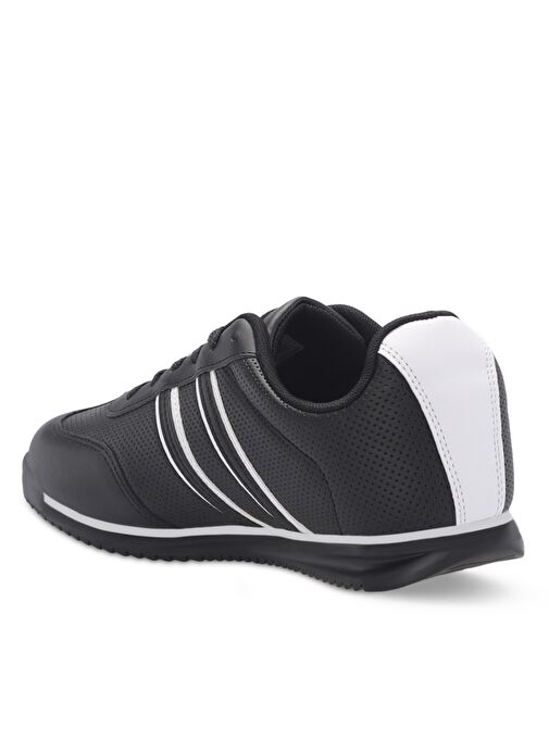 Slazenger POLITICS I Erkek Sneaker Ayakkabı Siyah / Beyaz - Görsel 4