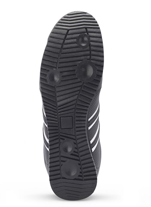 Slazenger POLITICS I Erkek Sneaker Ayakkabı Siyah / Beyaz - Görsel 8