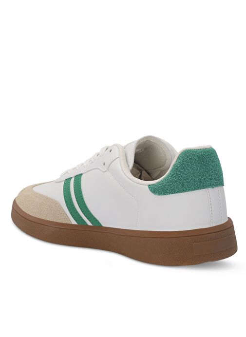 Slazenger POUND I Erkek Sneaker Ayakkabı Beyaz / Yeşil - Görsel 4