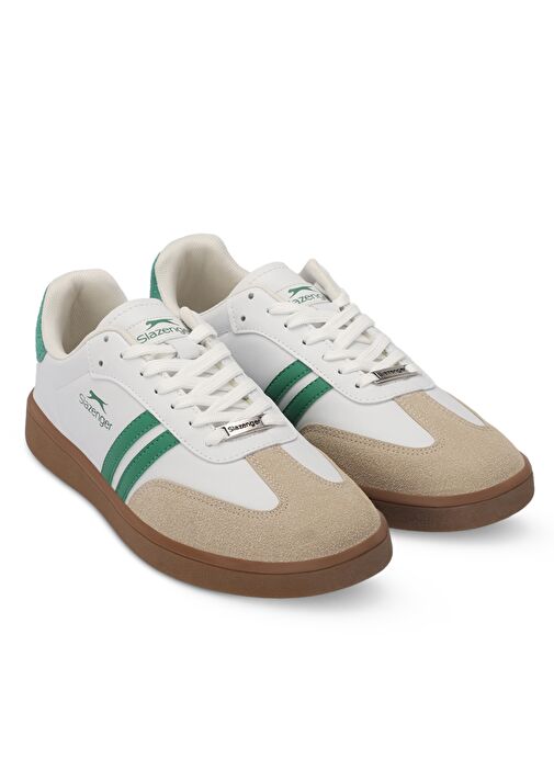 Slazenger POUND I Erkek Sneaker Ayakkabı Beyaz / Yeşil - Görsel 3