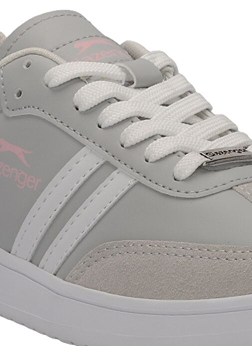 Slazenger POUND I Kadın Sneaker Ayakkabı Gri / Pembe - Görsel 5