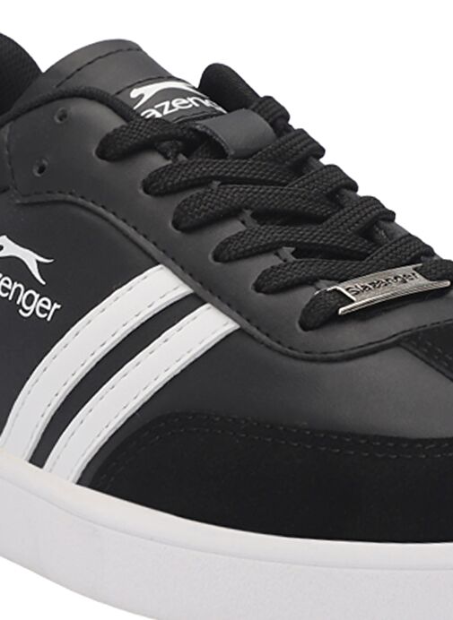 Slazenger POUND I Kadın Sneaker Ayakkabı Siyah / Beyaz - Görsel 5