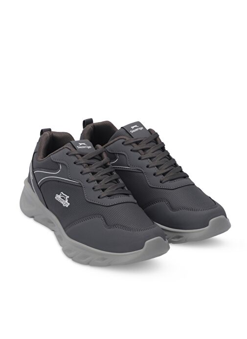 Slazenger ENDRICK I Kadın Sneaker Ayakkabı Koyu Gri - Görsel 3