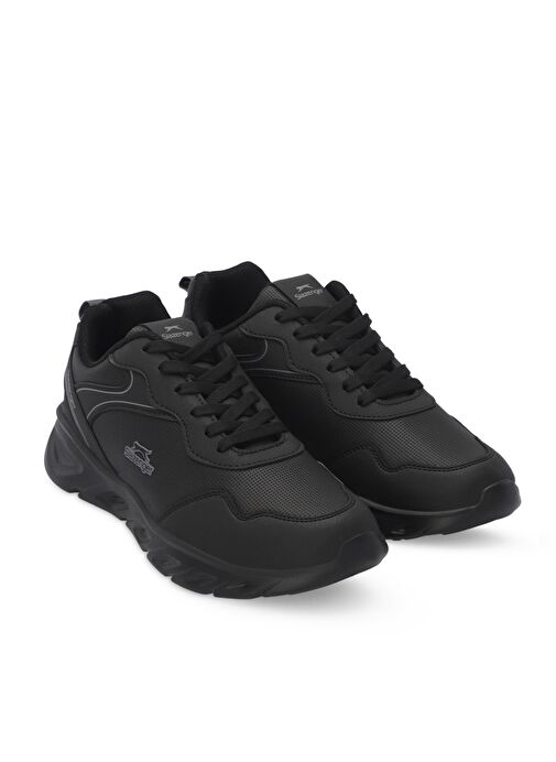 Slazenger ENDRICK I Kadın Sneaker Ayakkabı Siyah / Siyah - Görsel 3