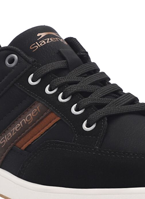 Slazenger LESSON IN Erkek Sneaker Ayakkabı Siyah / Beyaz - Görsel 5