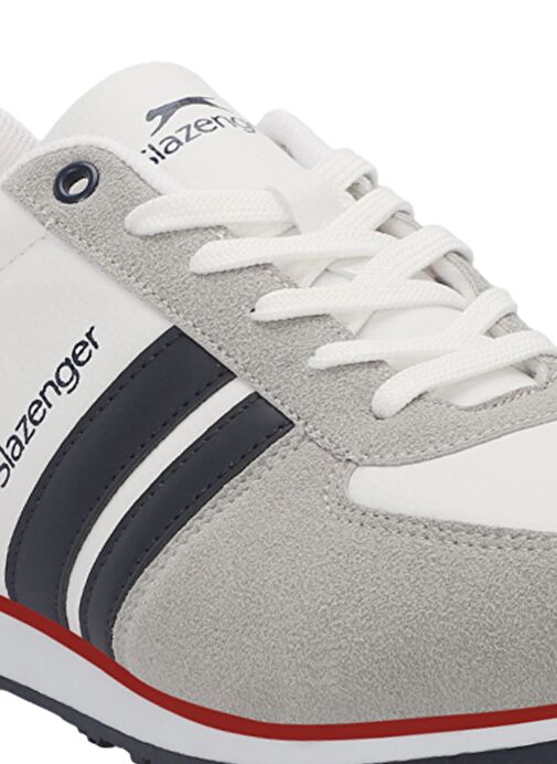Slazenger LEVEL I Erkek Sneaker Ayakkabı Beyaz - Görsel 5