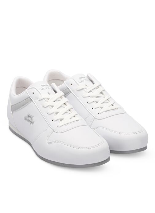 Slazenger LOTUS I Erkek Sneaker Ayakkabı Beyaz / Gri - Görsel 3