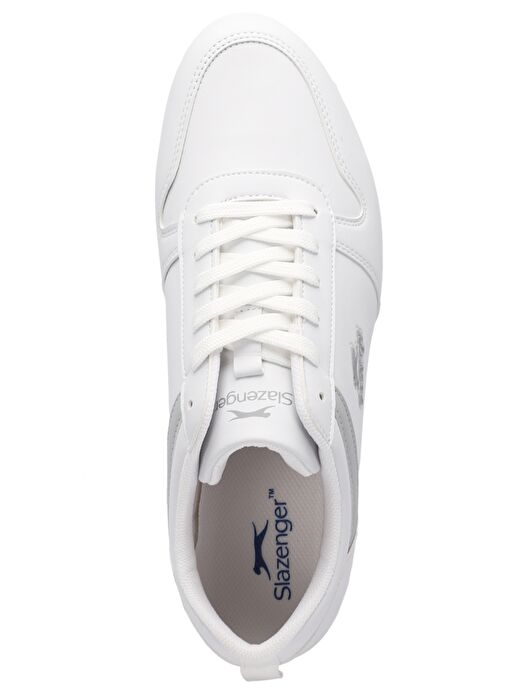Slazenger LOTUS I Erkek Sneaker Ayakkabı Beyaz / Gri - Görsel 6