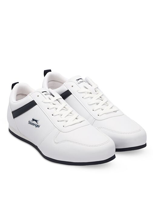 Slazenger LOTUS I Erkek Sneaker Ayakkabı Beyaz / Lacivert - Görsel 3