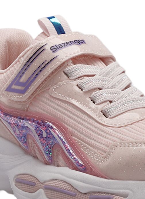 Slazenger NOELA Kız Çocuk Sneaker Ayakkabı Pudra - Görsel 5