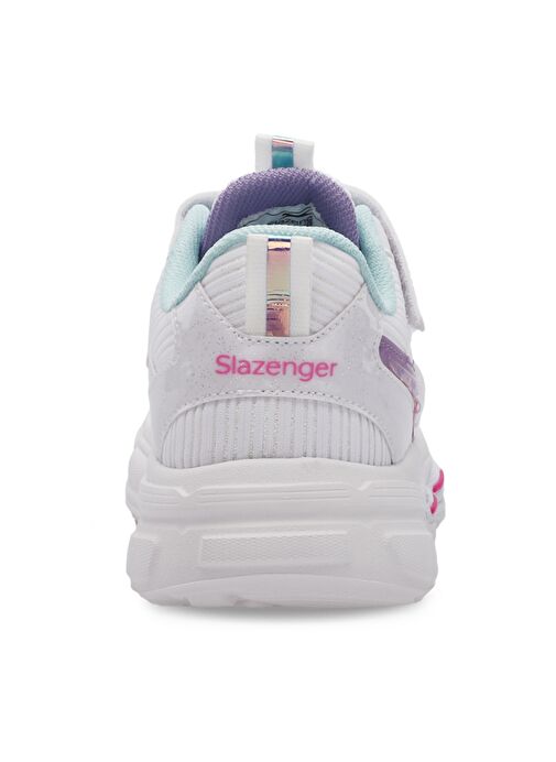 Slazenger NOELA Kız Çocuk Sneaker Ayakkabı Beyaz / Fuşya - Görsel 7