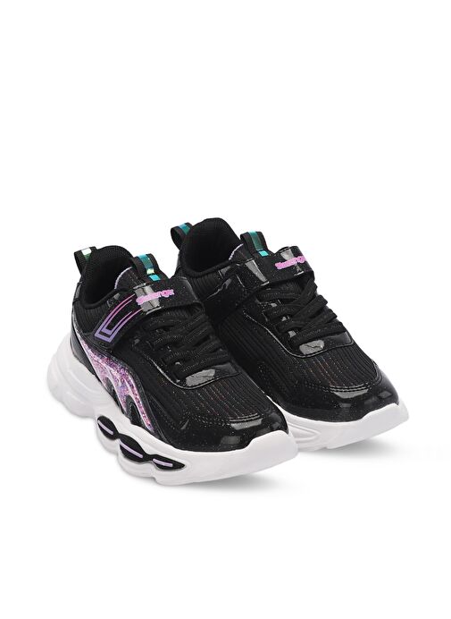 Slazenger NOELA Unisex Çocuk Sneaker Ayakkabı Siyah - Görsel 3