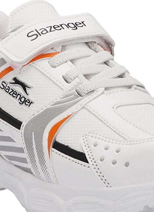 Slazenger KENDALL Unisex Çocuk Sneaker Ayakkabı Beyaz / Turuncu - Görsel 5