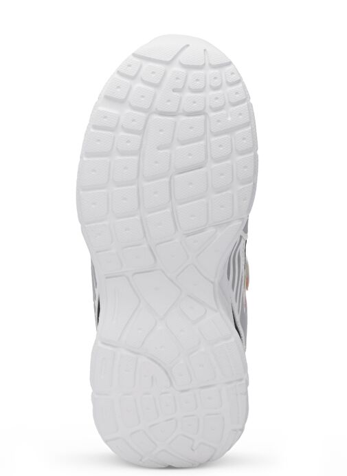 Slazenger KENDALL Unisex Çocuk Sneaker Ayakkabı Beyaz / Turuncu - Görsel 8