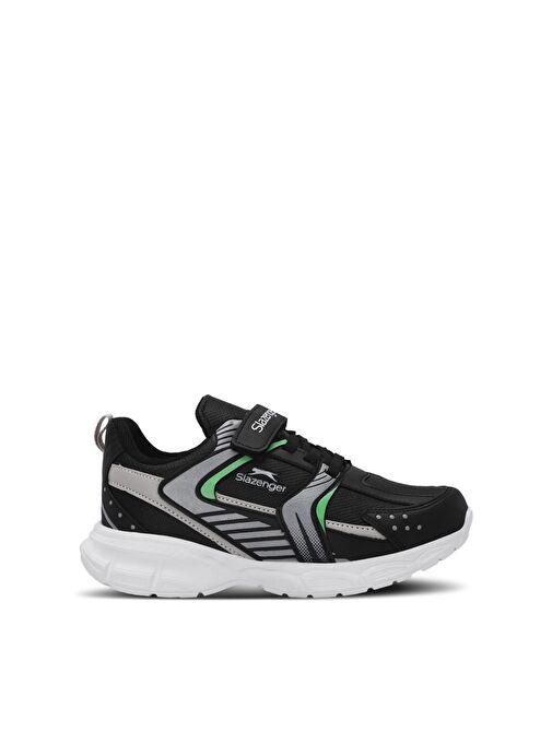 Slazenger KENDALL Unisex Çocuk Sneaker Ayakkabı Siyah / Beyaz - Görsel 2