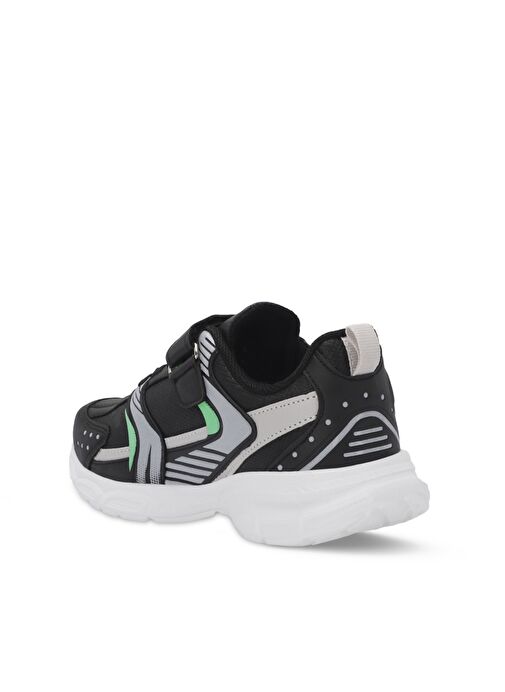 Slazenger KENDALL Unisex Çocuk Sneaker Ayakkabı Siyah / Beyaz - Görsel 4