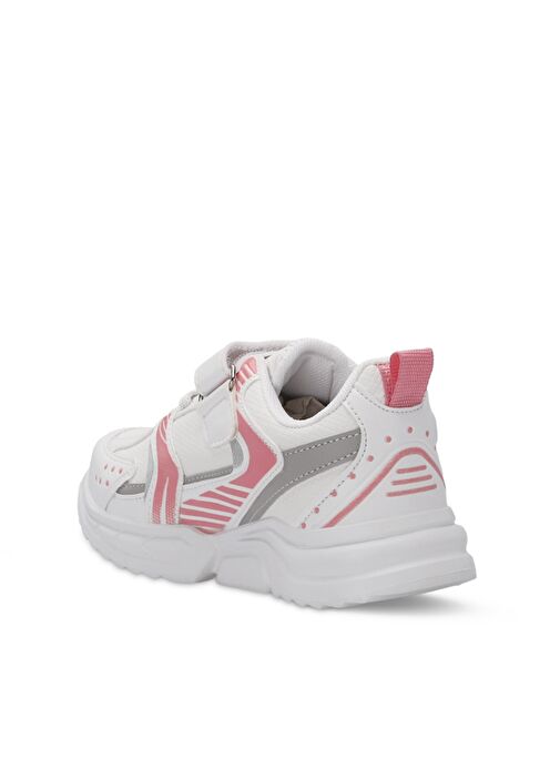 Slazenger KENDALL Kız Çocuk Sneaker Ayakkabı Beyaz / Pembe - Görsel 4