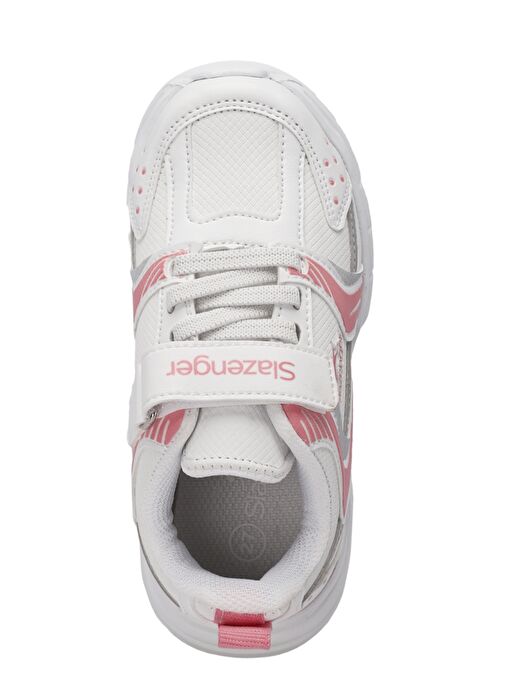 Slazenger KENDALL Kız Çocuk Sneaker Ayakkabı Beyaz / Pembe - Görsel 6