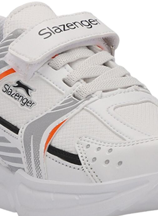 Slazenger KENDALL Unisex Çocuk Sneaker Ayakkabı Beyaz / Turuncu - Görsel 5