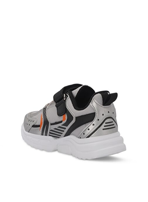 Slazenger KENDALL Unisex Çocuk Sneaker Ayakkabı Gri / Siyah - Görsel 5