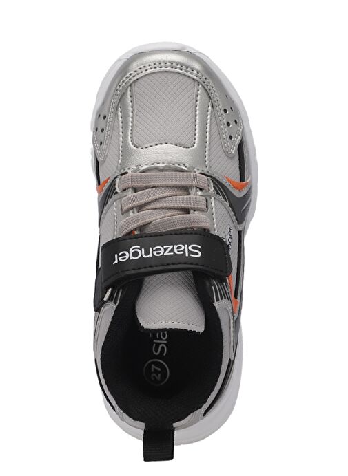 Slazenger KENDALL Unisex Çocuk Sneaker Ayakkabı Gri / Siyah - Görsel 7