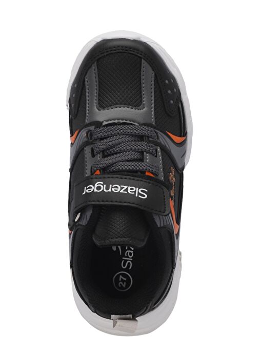 Slazenger KENDALL Unisex Çocuk Sneaker Ayakkabı Siyah / Koyu Gri - Görsel 6