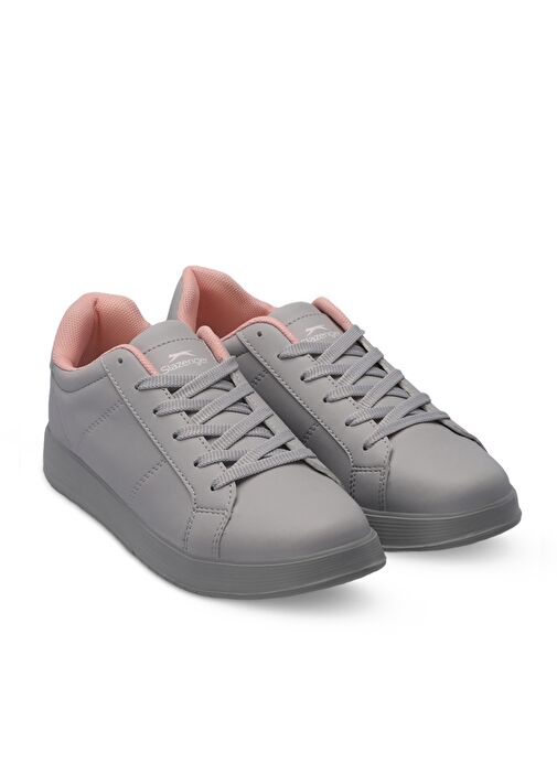 Slazenger LIEN I Kadın Sneaker Ayakkabı Gri / Pembe - Görsel 3