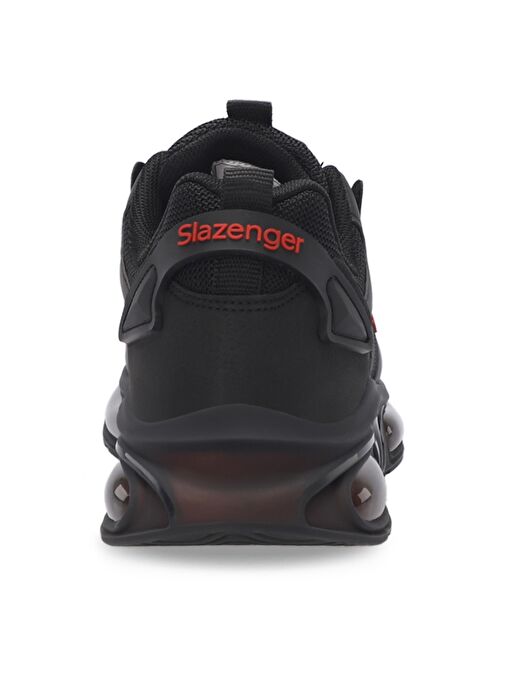 Slazenger GRANT IN Erkek Koşu &amp; Yürüyüş Ayakkabı Siyah / Kırmızı - Görsel 7