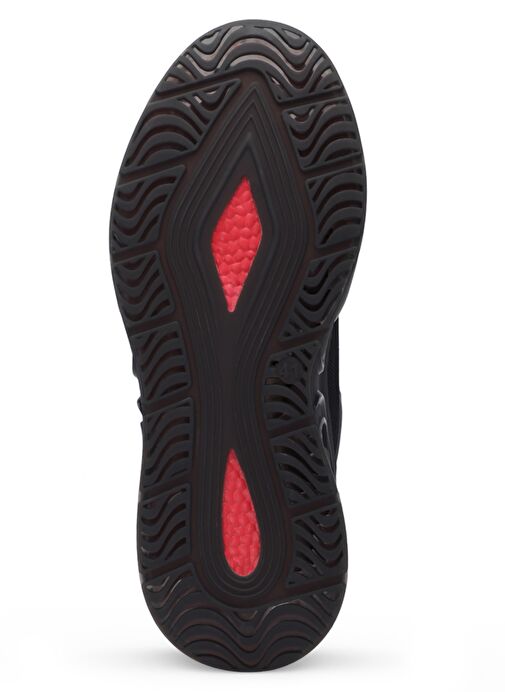 Slazenger GRANT IN Erkek Koşu &amp; Yürüyüş Ayakkabı Siyah / Kırmızı - Görsel 8