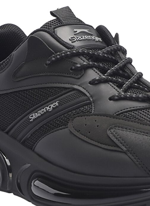 Slazenger GRANT IN Erkek Koşu &amp; Yürüyüş Ayakkabı Siyah / Koyu Gri - Görsel 5