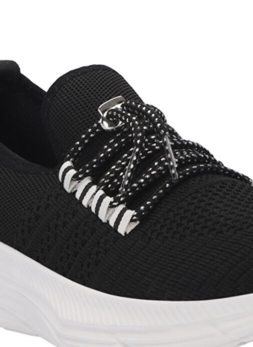 Slazenger BENGAL I Kadın Sneaker Ayakkabı Siyah / Beyaz - Görsel 5