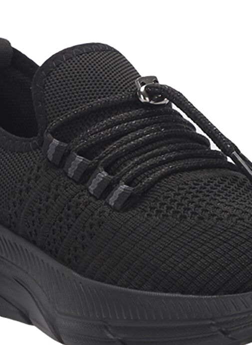 Slazenger BENGAL I Kadın Sneaker Ayakkabı Siyah / Siyah - Görsel 5