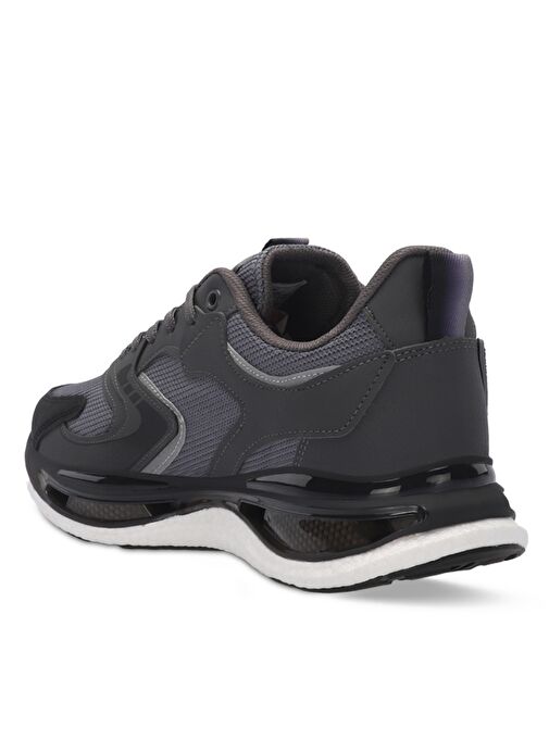 Slazenger ZOWIE Erkek Sneaker Ayakkabı Koyu Gri / Siyah - Görsel 4