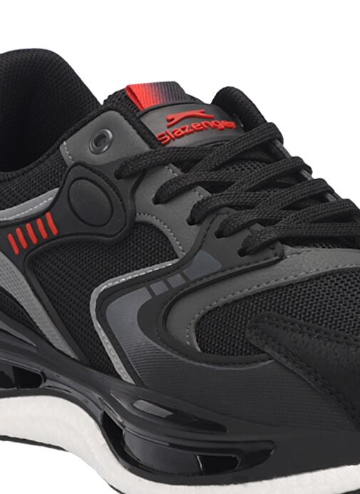 Slazenger ZOWIE Erkek Sneaker Ayakkabı Siyah / Kırmızı - Görsel 5
