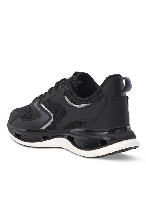 Slazenger ZOWIE Erkek Sneaker Ayakkabı Siyah / Koyu Gri - Görsel 4